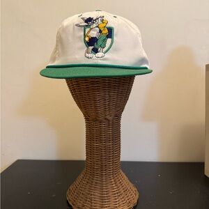 White and Green bugs Bunny Cartoon Character Playing Golf Cap